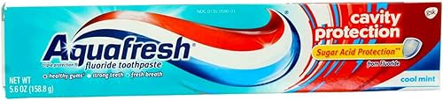 Aquafresh Cavity Protection - Pasta dental con flúor, menta fresca, 5.6 onzas (paquete de 7)
