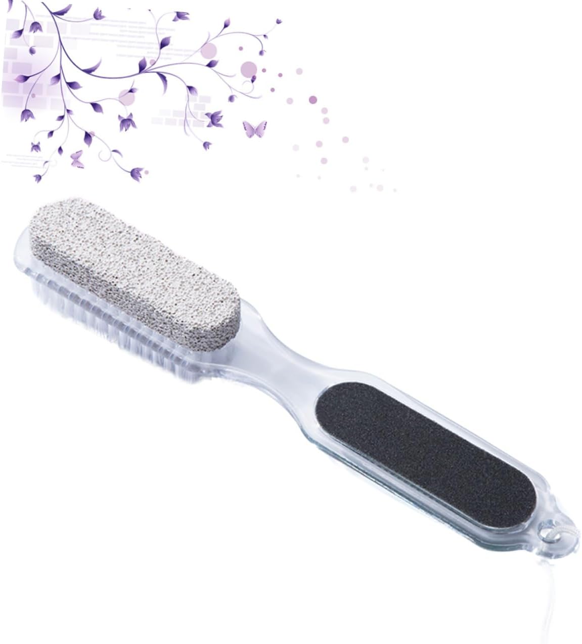 FRCOLOR 6pcs Foot File Callus Remover Tool Double Sided Pedicure Rasp Pumice Stone Exfoliation Smoother Kit for Feet Nail Brush Easy