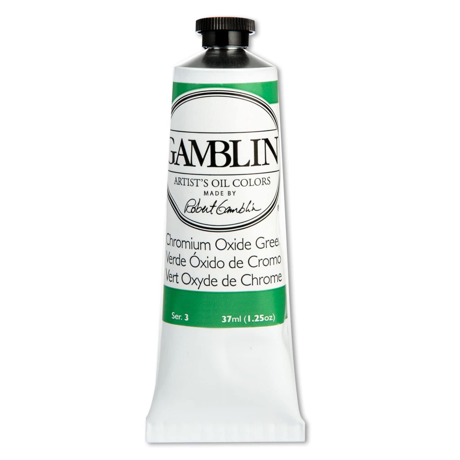 Gamblin Chromium Oxide Green Artist Oil 37Ml, 1.25 Ounce (Pack of 1) - Image 2