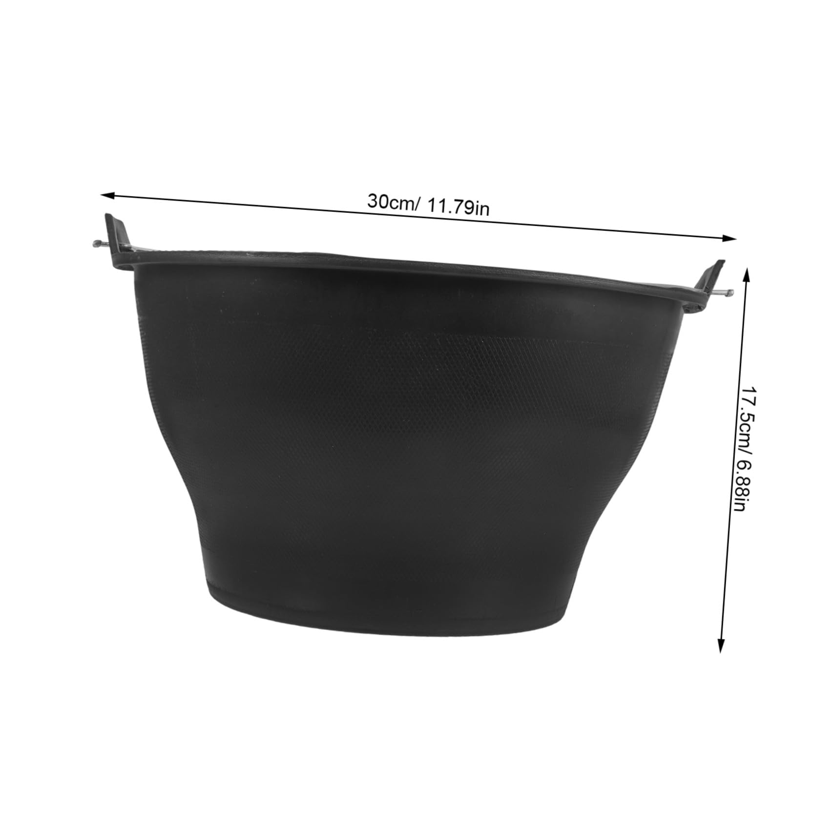 NUOBESTY Seau Grosse Noir Ciment de Poignée Léger en Plastique Portable Plusieurs styles Résistant Capacité pour Chantier et Jardinage