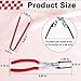 BFXM Relay Puller Pliers, Fuse Puller Tool for Car, Automotive Fuse Puller Tool, Car Electrical Disconnect Pliers, Car Electrical Remover Tool, Automotive Tools for Removing Relays Fuse on Vehicles