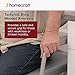 Homecraft Deluxe Bariatric Drop Arm Commode, 1000 Pound Weight Capacity, Adjustable Height Bedside or Over-the-Toilet Commode, Designed for Patients Who Struggle with Obesity, Easy-to-Assemble