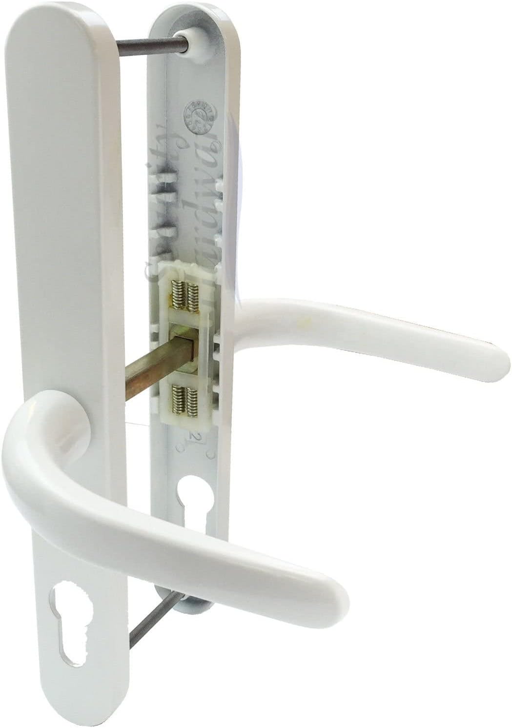 Fullex 68PZ Lever / Lever - UPVC Door Handle - to suit Fullex Locks - White