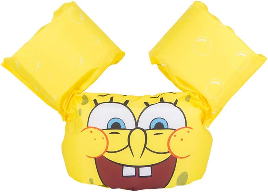 Hellogo 浮き輪 子供用 スイムベスト アームバンド 一体式 パドルジャンパー アームリング 腕 2 7歳 可愛い 男女兼用 フリーサイズ スポンジ ボブ おもちゃ おもちゃ Amazon