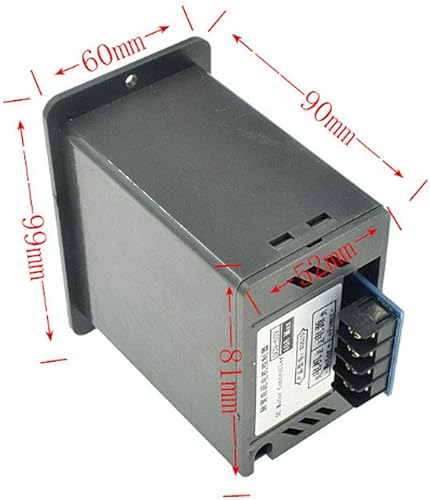 Miniatura 8 de Controlador de motor de CC X0540 40A 12V24V36V48V Control de velocidad del motor PWM Interruptor de velocidad variable