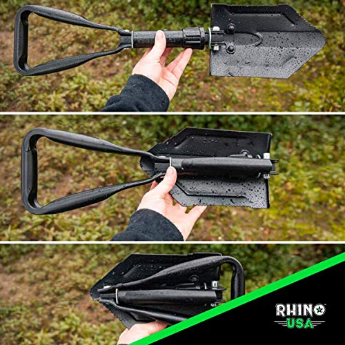 Rhino USA Folding Survival Shovel