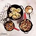 Cuisinel Cast Iron Skillets Set - 4-Piece Chef Pans Kit - 6