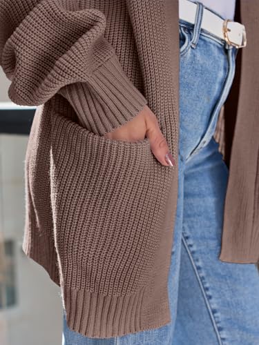 LILLUSORY Womens Oversized Cardigans Soft Knit Cardigan Sweater with Pockets - Image 6