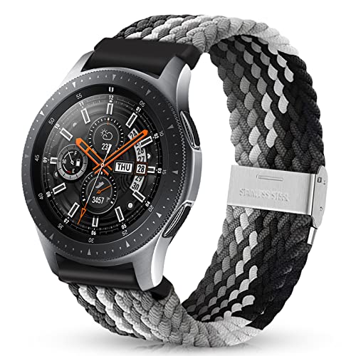 HUZU Correa para Samsung Galaxy Watch 46mm, 22mm Correa de Repuesto Deportiva Pulsera Trenzadas Elásticas para Samsung Galaxy Watch 3 45mm/Samsung Galaxy Gear S3 Frontier/Classic/Huawei Watch GT 46mm