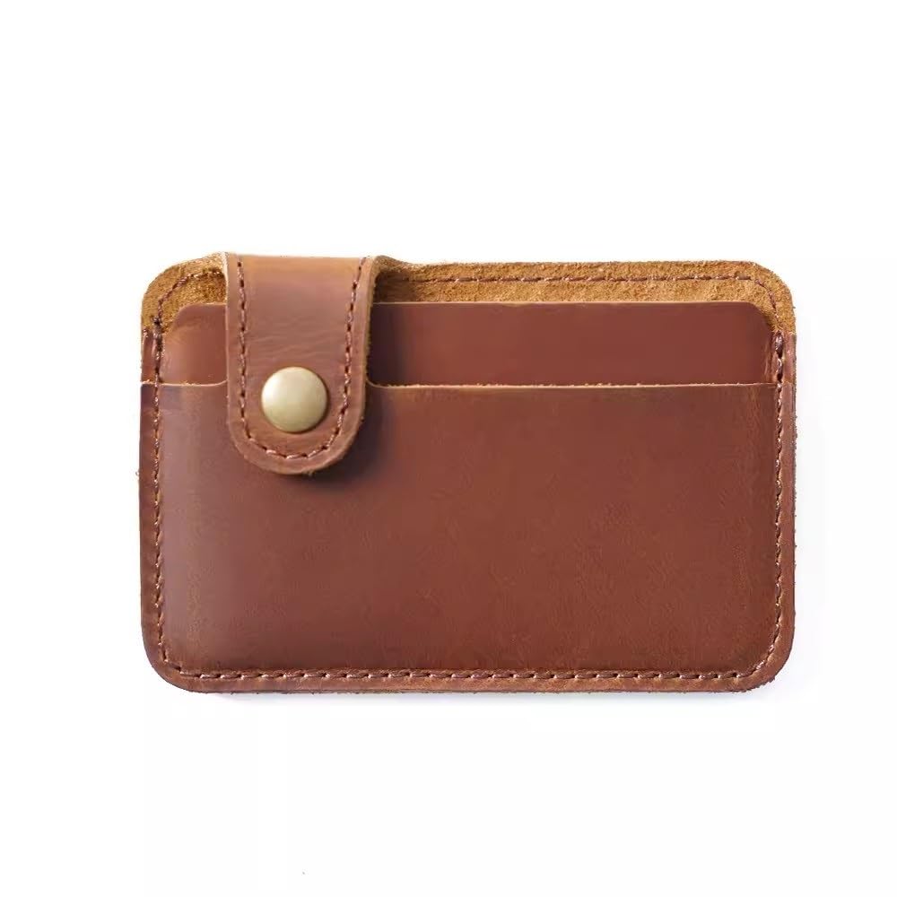 Cartera De Tarjeta Tarjetero pequeño de Cuero portátil Tarjetero Simple (Color : Colour 6, Size : 10x7cm)