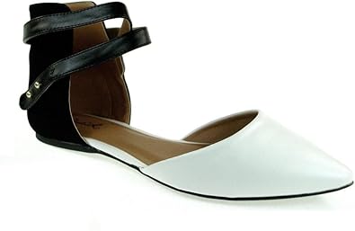 flat shoes wrap around ankle