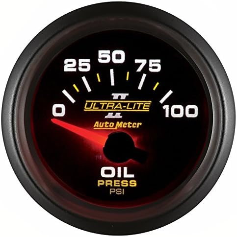 AutoMeter 4321 2-1/16 In. Oil Pressure Gauge, 0-100 PSI, Mechanic - Foto 5