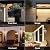 Outdoor Wall Lights, 20inch Large Exterior Lighting Fixtures, 2 Light Waterproof Wall Sconce with Glass Shades, Aluminium Outside Lanterns for Porch Farmhouse Patio Doorway Yard (E12 Base Max 40W)