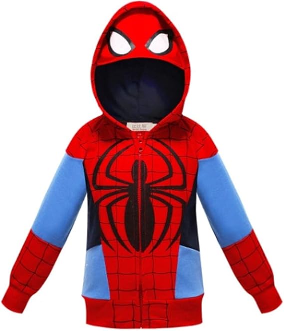 Toddler Boys Hoodies Jacket Superhero 