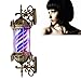 Produktbild lqgpsx Friseurstange Pole Led Light, Friseursalon im Retro-Stil Friseursalon Friseurstange Shop Sign Rotating Rot Weiß Blau Led Strips, wasserdicht Save Energy Wandmontage 75 cm, 2 Stück
