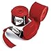 GREEN HILL Fasce BENDAGGI Bende Boxe Kick Boxing Nero Rosso Blu Elasticizzate (Rosso, 3,5 Metri)