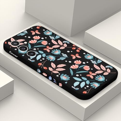 Coque Samsung S23 FE silicone souple noir avec flocage interne durable
