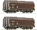 Produktbild Roco 6600132 H0 2er Set Teleskophaubenwagen Shimmns, ÖBB, RCW, Ep. VI