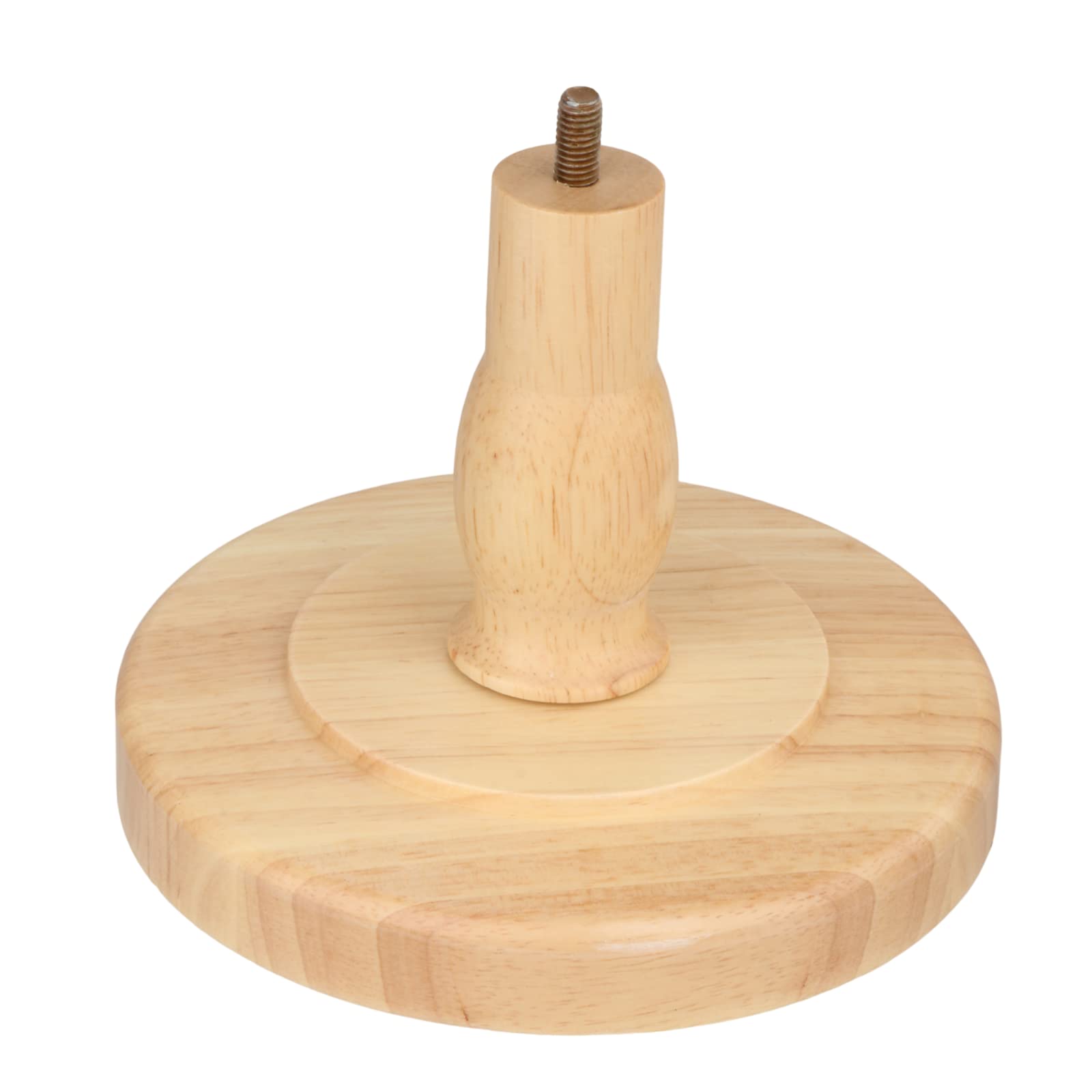 Milageto Espositore per testa di parrucca Testa di esposizione per cappello Testa di manichino Cappello Parrucca Espositore per gioielli Accessori per salone, base con venature del legno