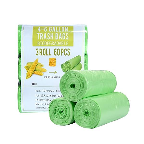 Small Trash Bags Biodegradable 4 Gallon Trash Bags Recycling Eco