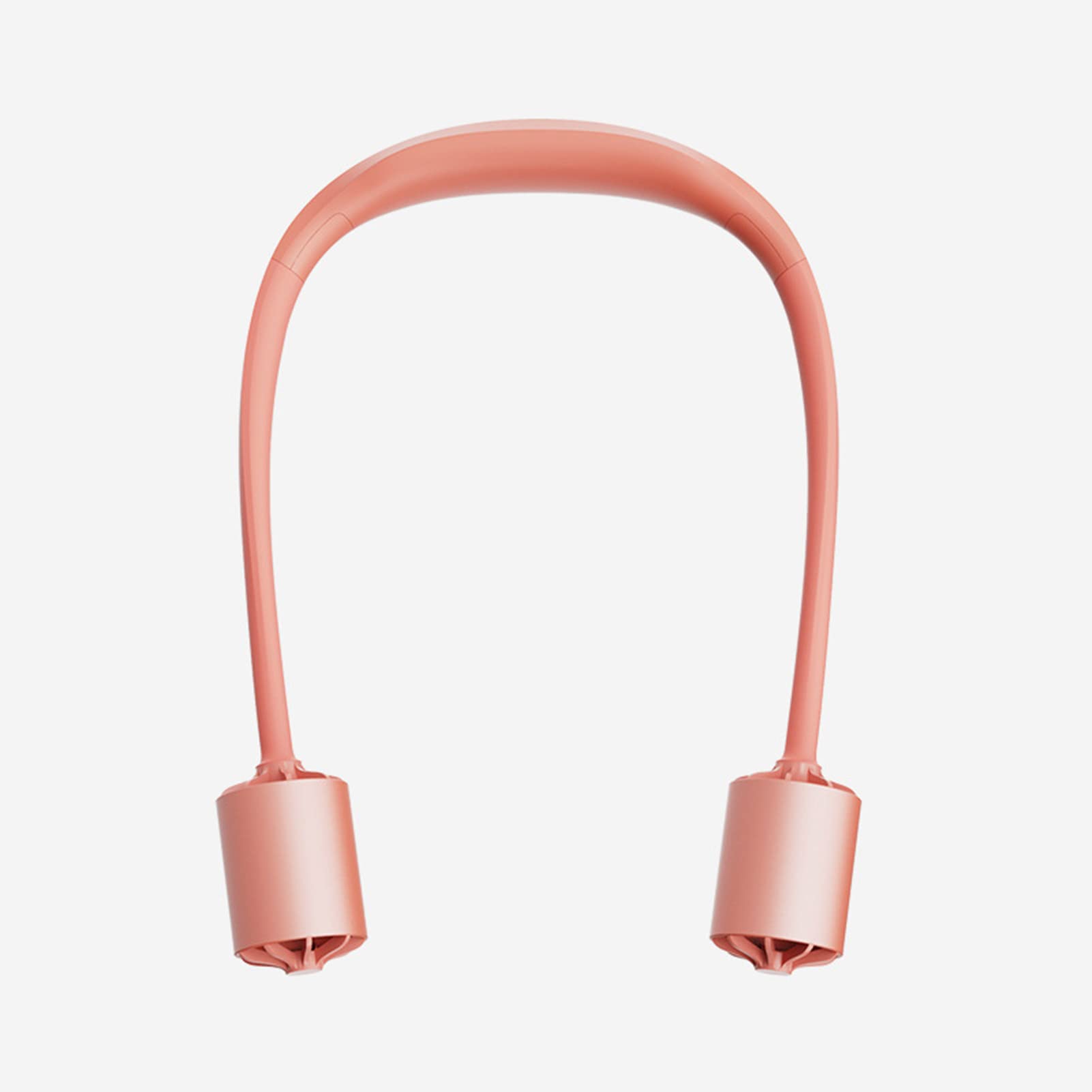 UDPOIUYT Wearable Cooling Fan, Leafless Hanging Neck Fan 1800mAh USB(Blue pink rose)