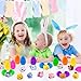 DIYDEC 12PCS Prefilled Easter Eggs with Pull Back Car Toys, Colorful Mini Race Cars Gifts for Kids Party Favors Easter Basket Stuffers for Boy Girl Holiday School Classroom Prizes Goodie Bags Fillers