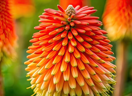 Torch Lily Seeds for Planting (30 Seeds) - Stunning Red and Yellow Torch Shaped Blooms