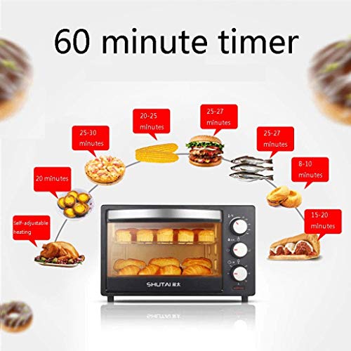 LYKYL Toaster, Multi- functie roestvrijstalen afwerking met Timer- Toast- Bake- Broil Instellingen, Natural Convection… - Image 4