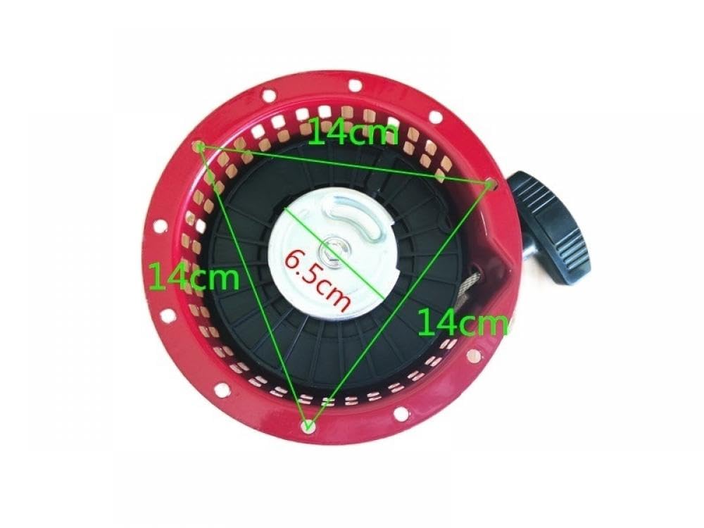 Corda con Maniglia per avviamento a Strappo con cricchetto in Acciaio Compatibile con HA G150 G300 GV150 GV200 GX110 GX140 GX160