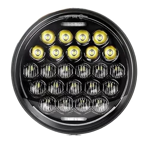 Phare avant LED 5.75 pouces optique moto Sportster Iron 883 rond noir