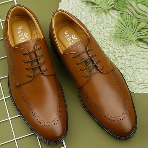 Image of Varito Men's Pure Leather Lace up Formal Shoes