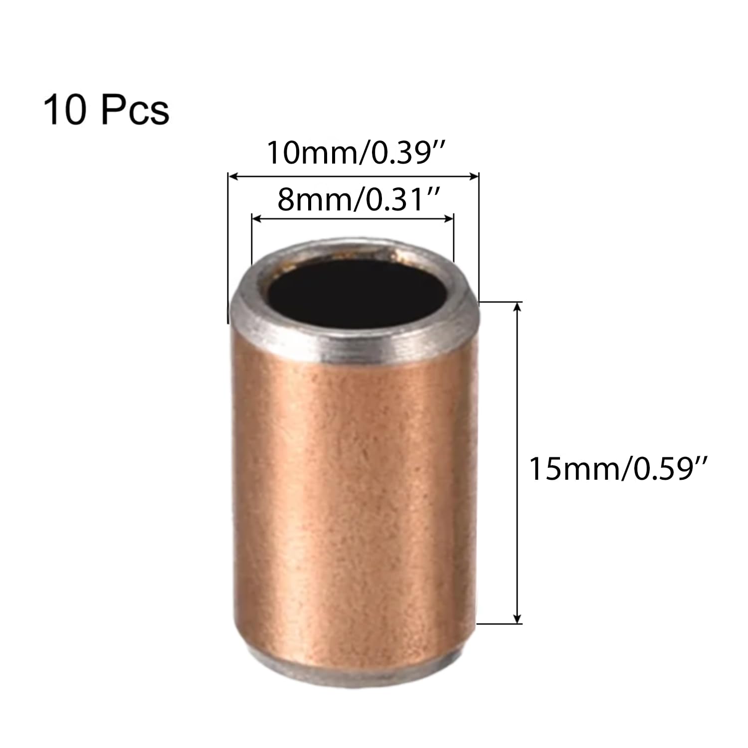 Generic 1pcs 35mmx39mmx69mm Long Sliding Film Linear Bearing Sleeve wear-Resistant dust-Resistant Engineering Plastic