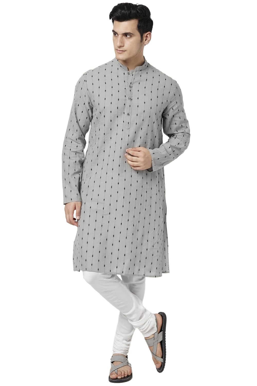 indus route by pantaloons Men's Cotton Regular Kurta-picture-40