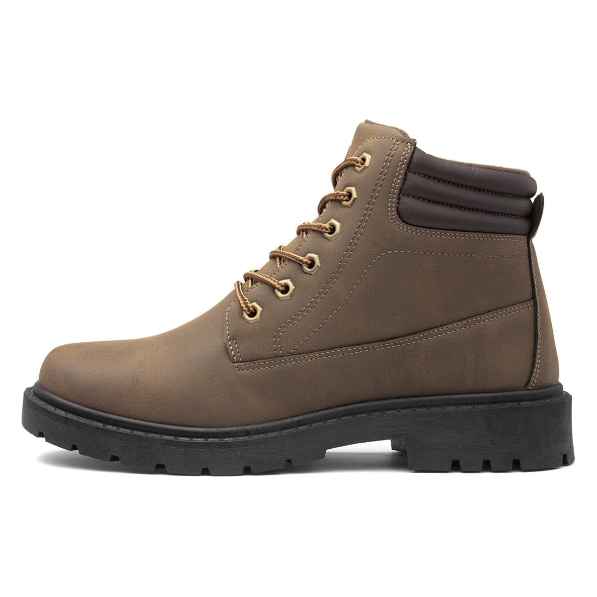 Mens Brown Lace Up Boot