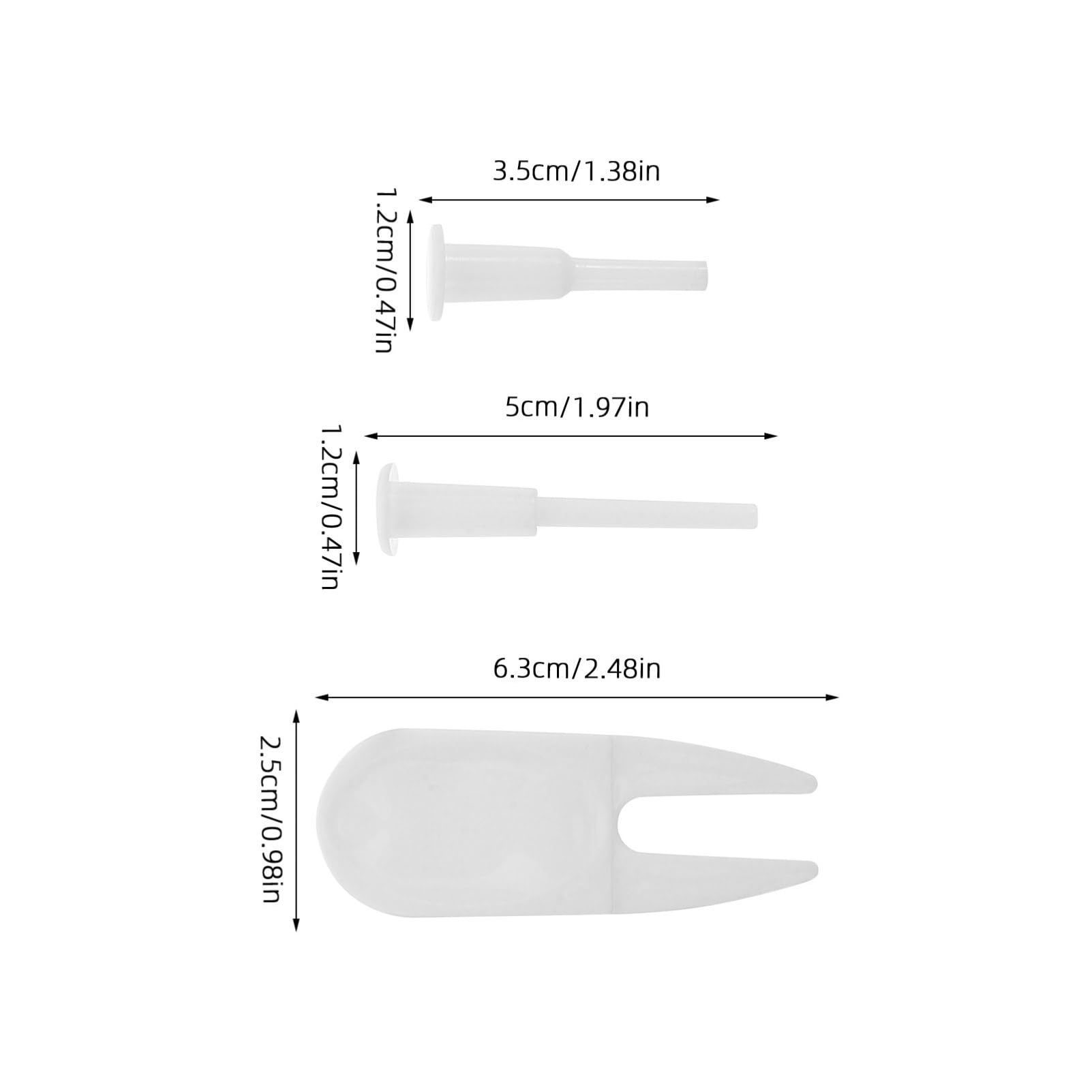 Mipcase 12pcs Fitness Ball Accessories Set Yoga Exercise Ball Air Stopper Inflatable Bed Plug Pin Adapter Replacement Parts for Gym Yoga