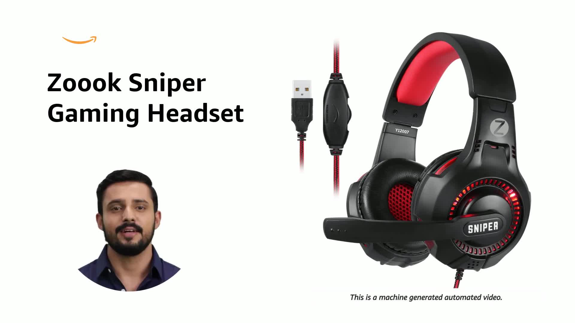 Zoook Sniper Professional Gaming Headset for Xbox One PS4 Headset