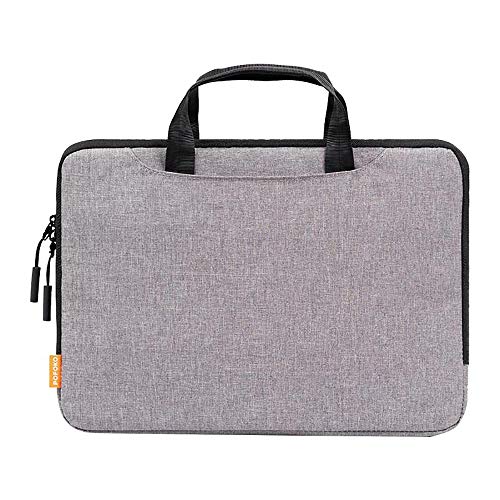 Laptoptasche, 13 Zoll Bewegliche wasserdichte Beiläufige Polyester Laptop-Tasche Mit Griff Für Laptops Bis Zu 13 Zoll,LightGray