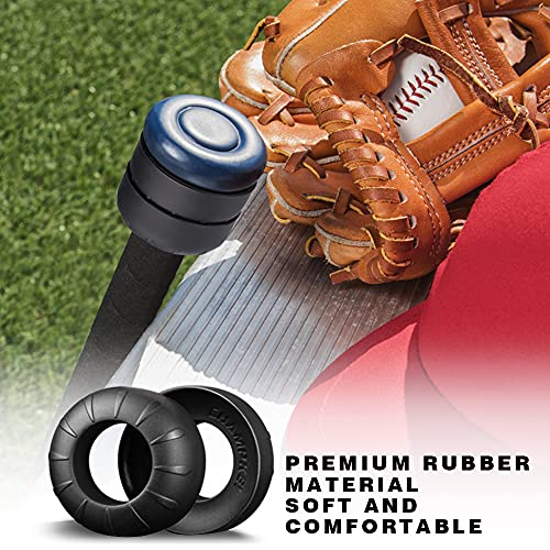 Champkey Premium Choke Up Rings 4-Pack For Youth Baseball, Softball And Tee Ball (Black) #TOP2