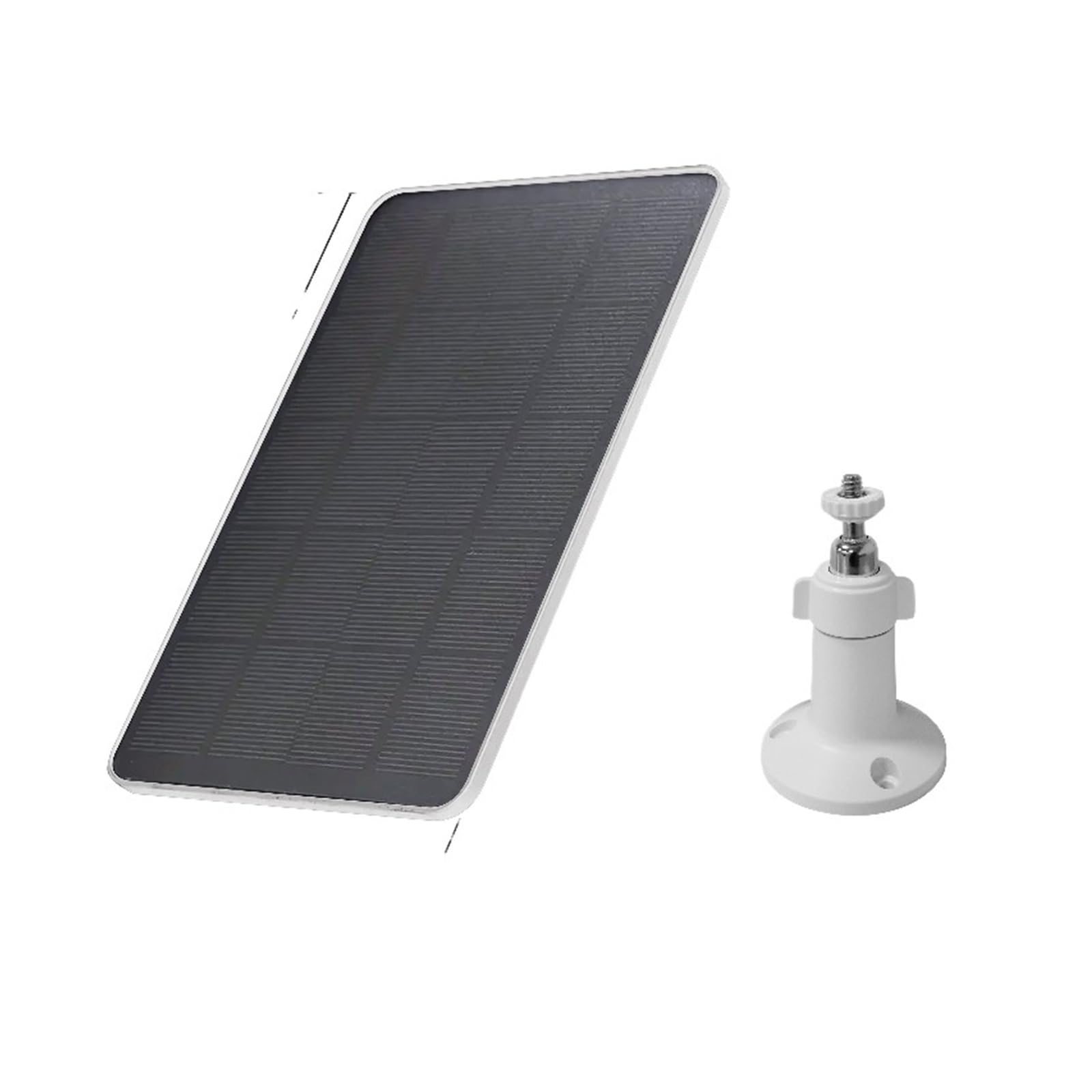 Solar Panel 10W 5V Charging Panel Doorbell Surveillance Camera Low Consumption Security Surveillance Type-C Output 10W(White)