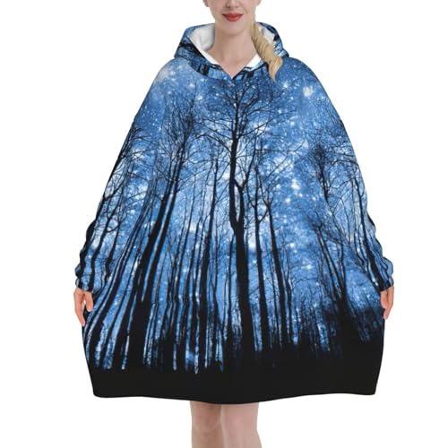Couverture à capuche flanelle épaisse plaid manches sweat géant