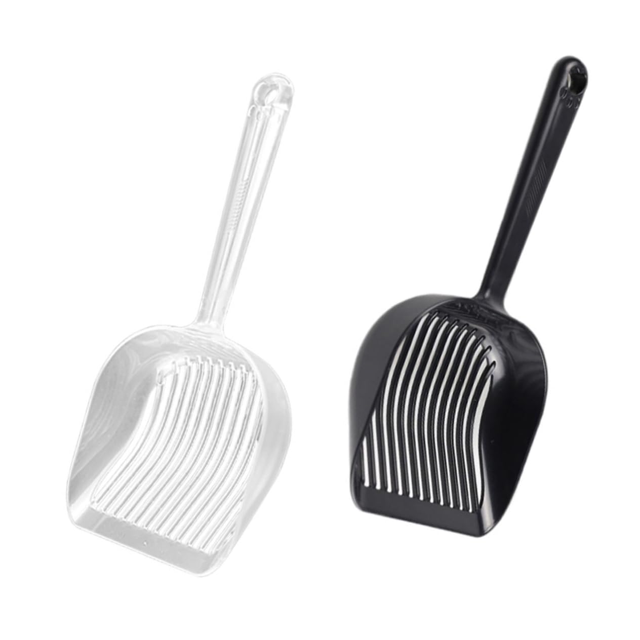 POPETPOP 2pcs Cat Litter Scooper Portable Poop Shovels for Easy Cleaning Durable for Litter Box Maintenance Convenient Pet Accessories for Cat Owners