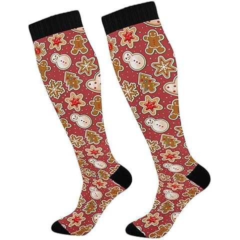 Fisyme Socks for Women Men Warm Comfort Athletic Crew Running Hiking Cycling Compression Socks Cover