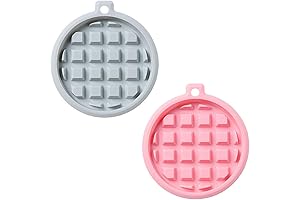 2-pack Premium Grade Silicone Waffle Mold Baking Tray