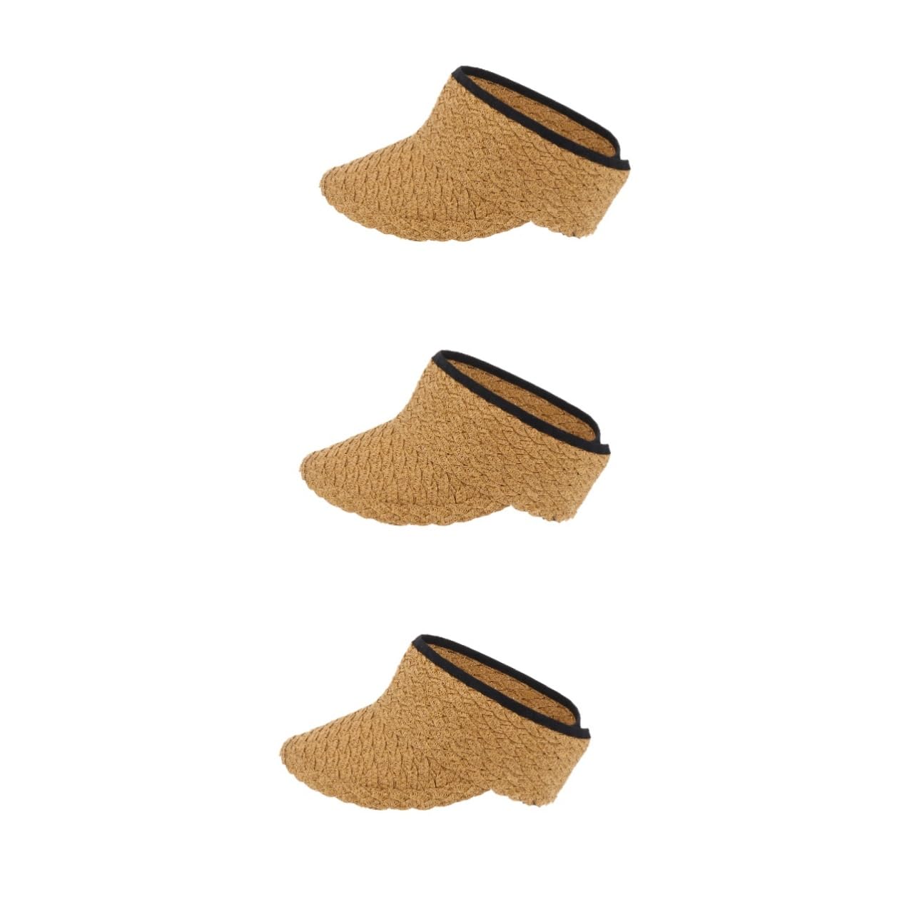FRCOLOR Cilindro Vuoto Cappello Da Sole Cappello Di Protezione Solare Superiore Uomini Visiera Bloccare Bordo Di Grandi Dimensioni Ombrellone Protezione Uv Khaki Cannuccia