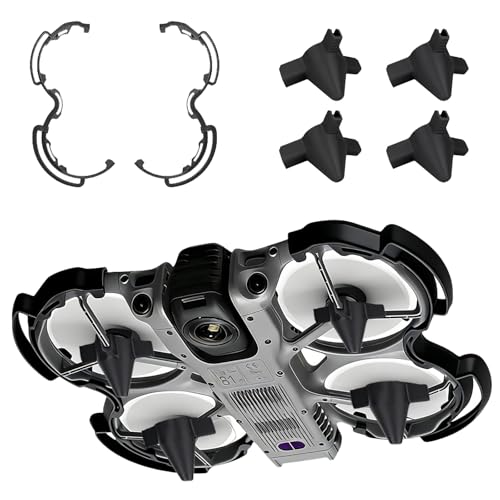 2 in 1 Anti-Collision Protection Set for DJI AVATA 360, Propeller Guard Protector & Landing Gear, Drone Accessories for DJI Avata 360, Black