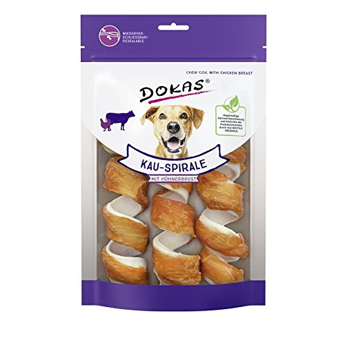 Produktbild von Dokas Kau-Spirale mit Hühnerbrust - 8 x 110 g