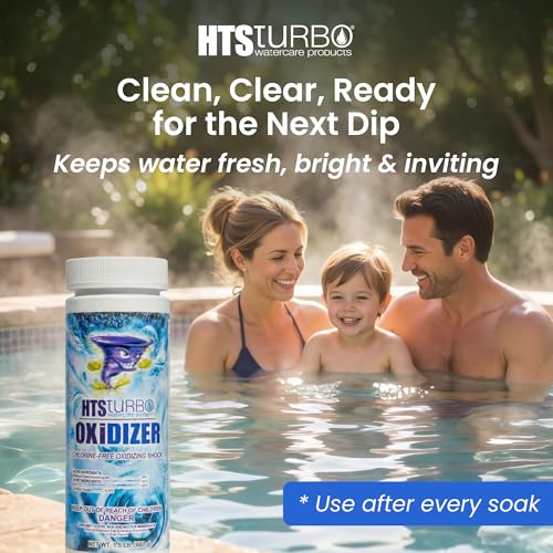 Image of 1.5 lbs Non-Chlorine Spa Shock - Oxidizer for Hot Tub & Spa - Fast-Dissolving, Crystal Clear Water, USA Made