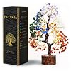 YATSKIA 7 Chakra Tree of Life – Crystals and Healing Stones | Birthday Gifts for Women| Crystal Tree for Positive Energy | Home & Office Decor | Gifts for Mom