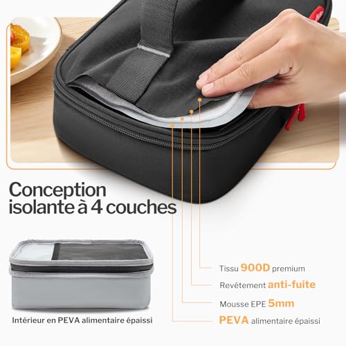 Sac Isotherme Repas Format Lunch Box – Image 3