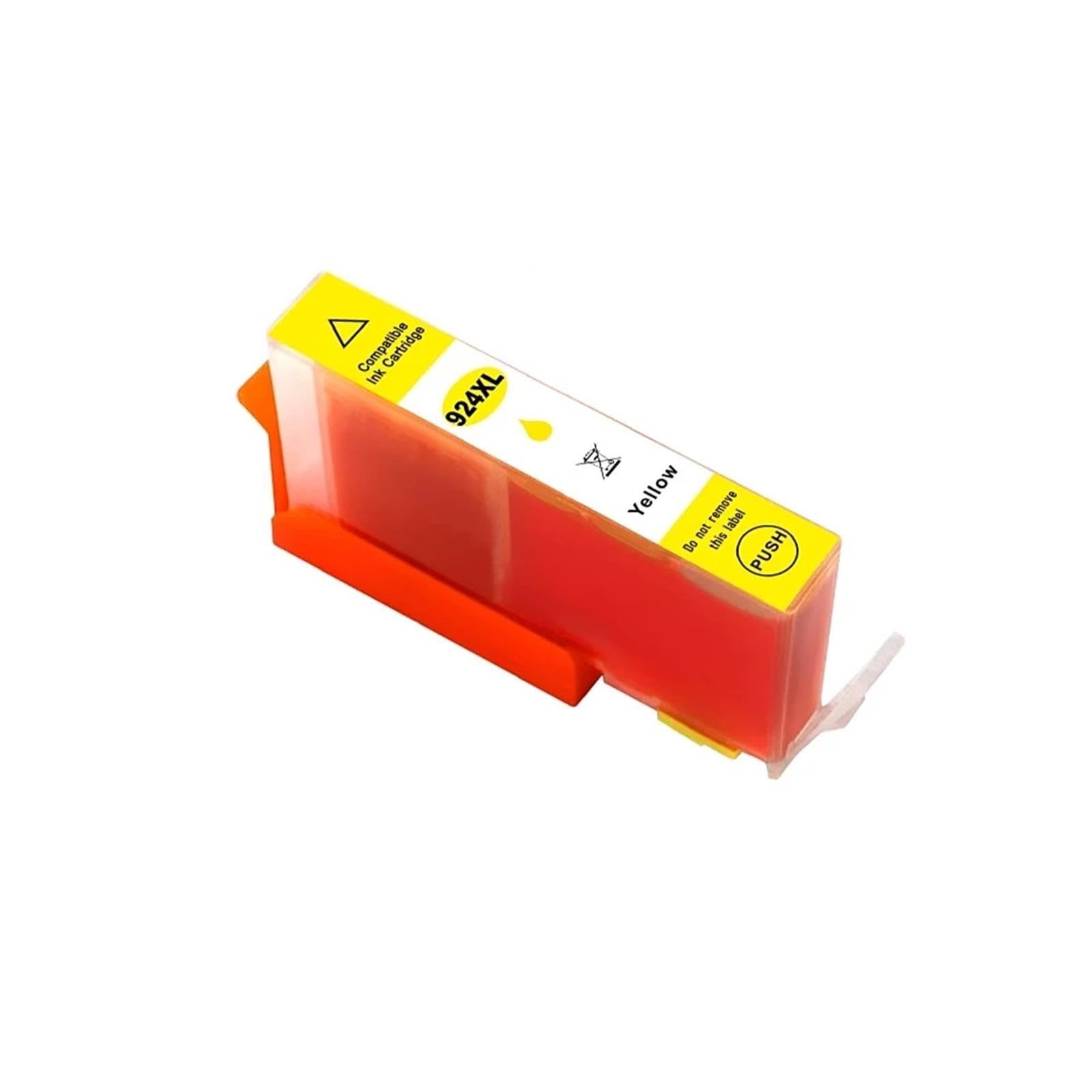 Cartuchos de Tinta 924 924E 924XL compatibles con HP OfficeJet Pro 8135e | 8134e 8132e 8122e 8124e 8125e 8120e 8130e, suministro de tinta, consumibles for impresora(1 Yellow)
